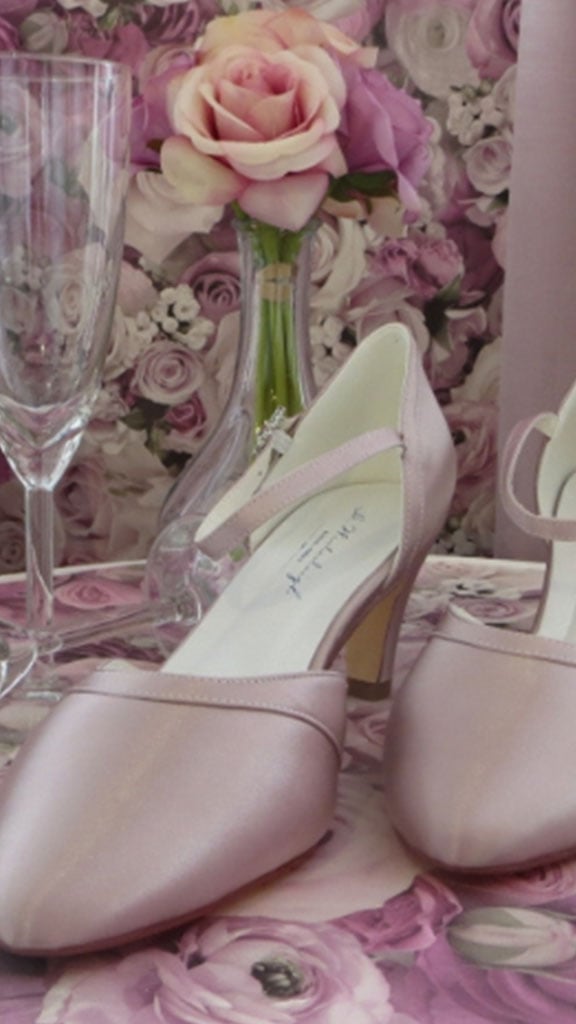 Rose Schuhe für Hochzeit
